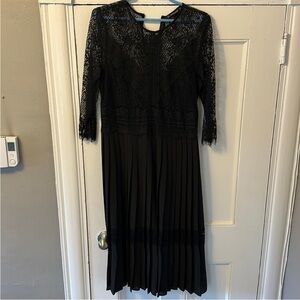 Zara MIDI Black dress